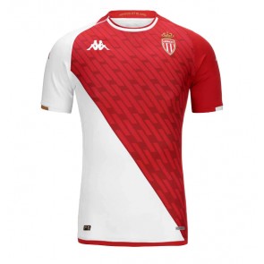 Lacne Muži Futbalové dres AS Monaco 2023-24 Krátky Rukáv - Domáci